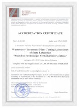 certificate of accreditation EN